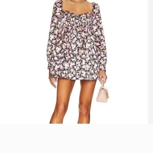 For Love and Lemon Dress, Long Sleeves, Floral, BNWOT Size Small